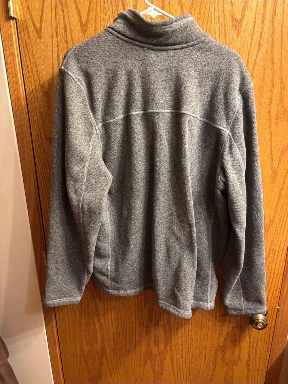 The North Face Heather Grey Half-Zip Fleece Pullover